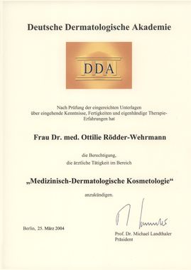 Medizinisch-Dermatologische Kosmetik - Dr. O. Rödder-Wehrmann in Münster