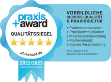 praxis + award Qualitätssiegel