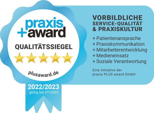 praxis + award Qualitätssiegel